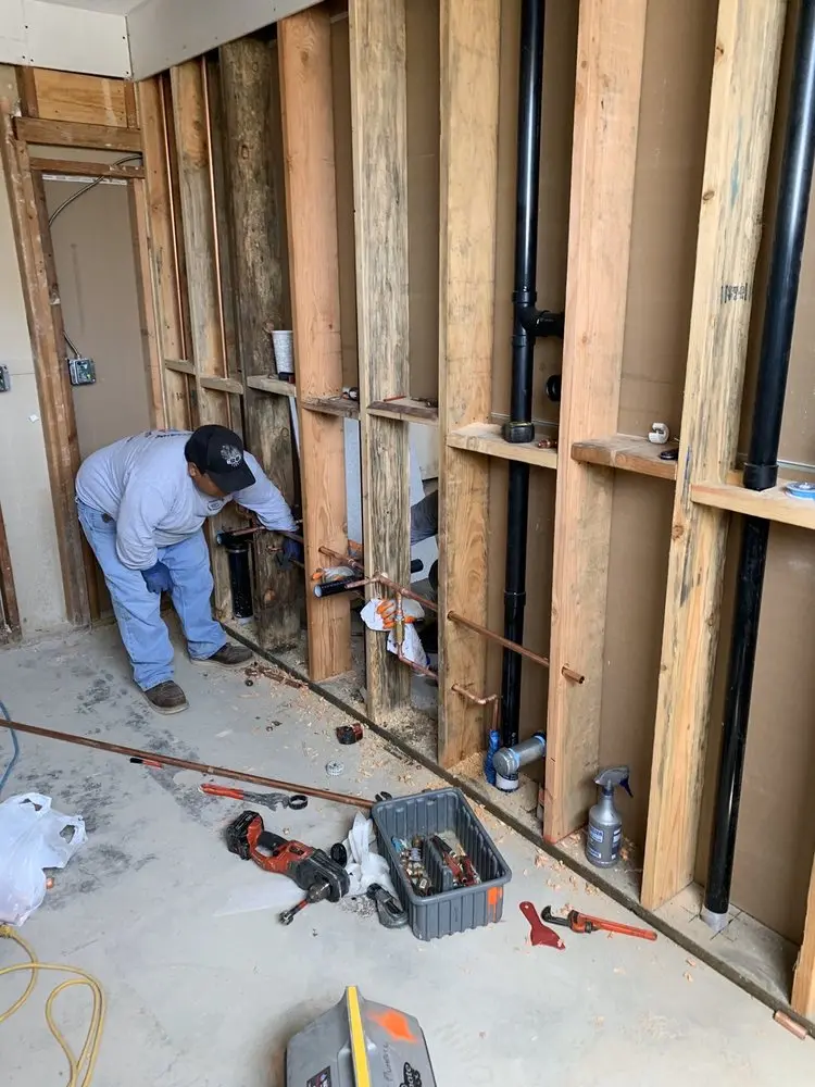 Commercial rough-in plumbing for Gas Line Repair in Bradbury Ranch